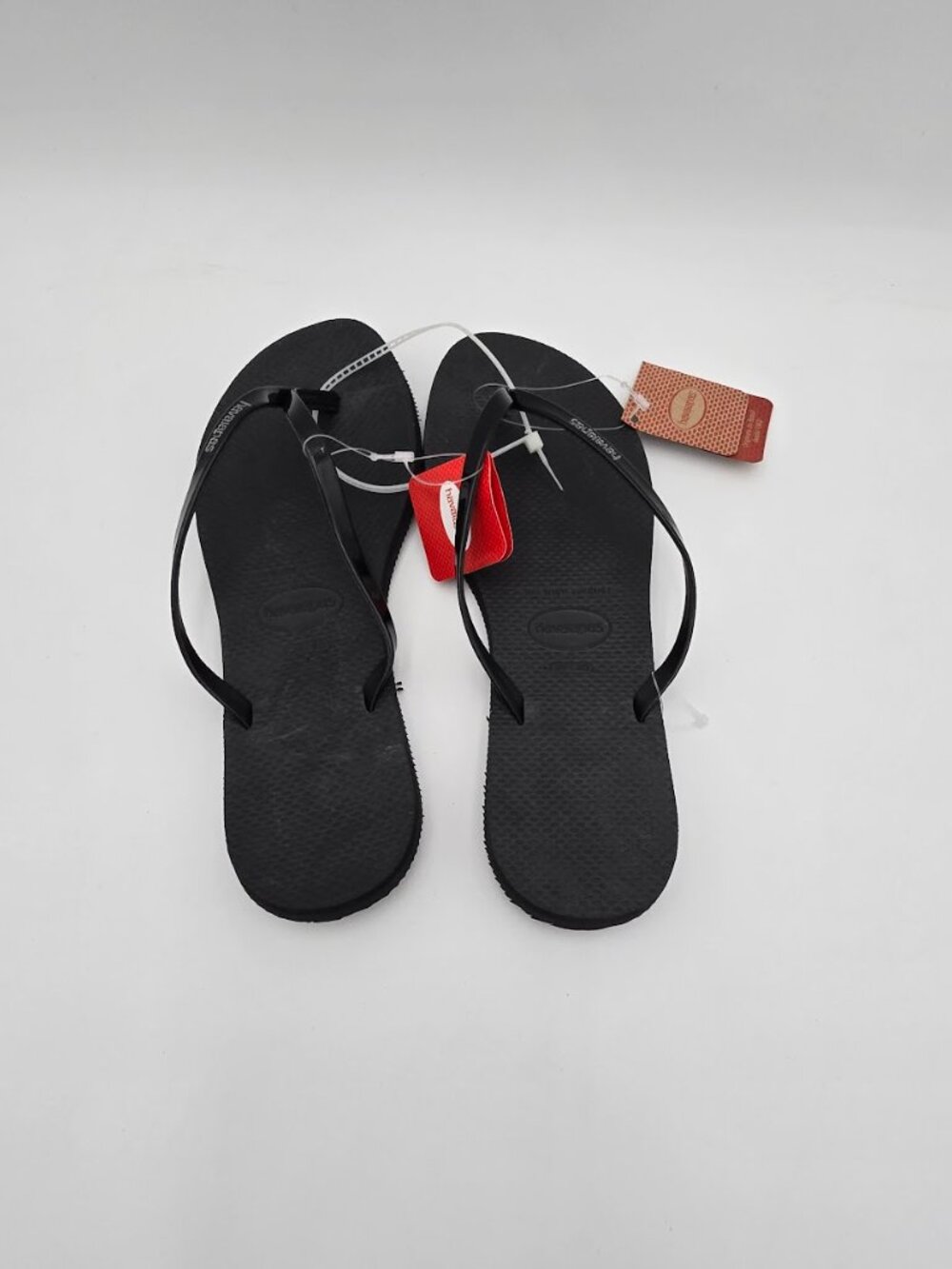 Havaianas You Metallic flip-flop sandals in Black Size 9 - Picture 6 of 6